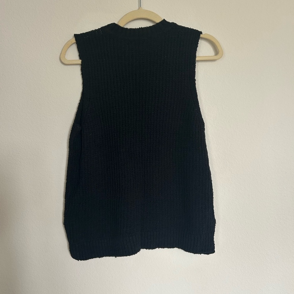 Textural Crew Sweater Shell Tank - Picture 3 of 3